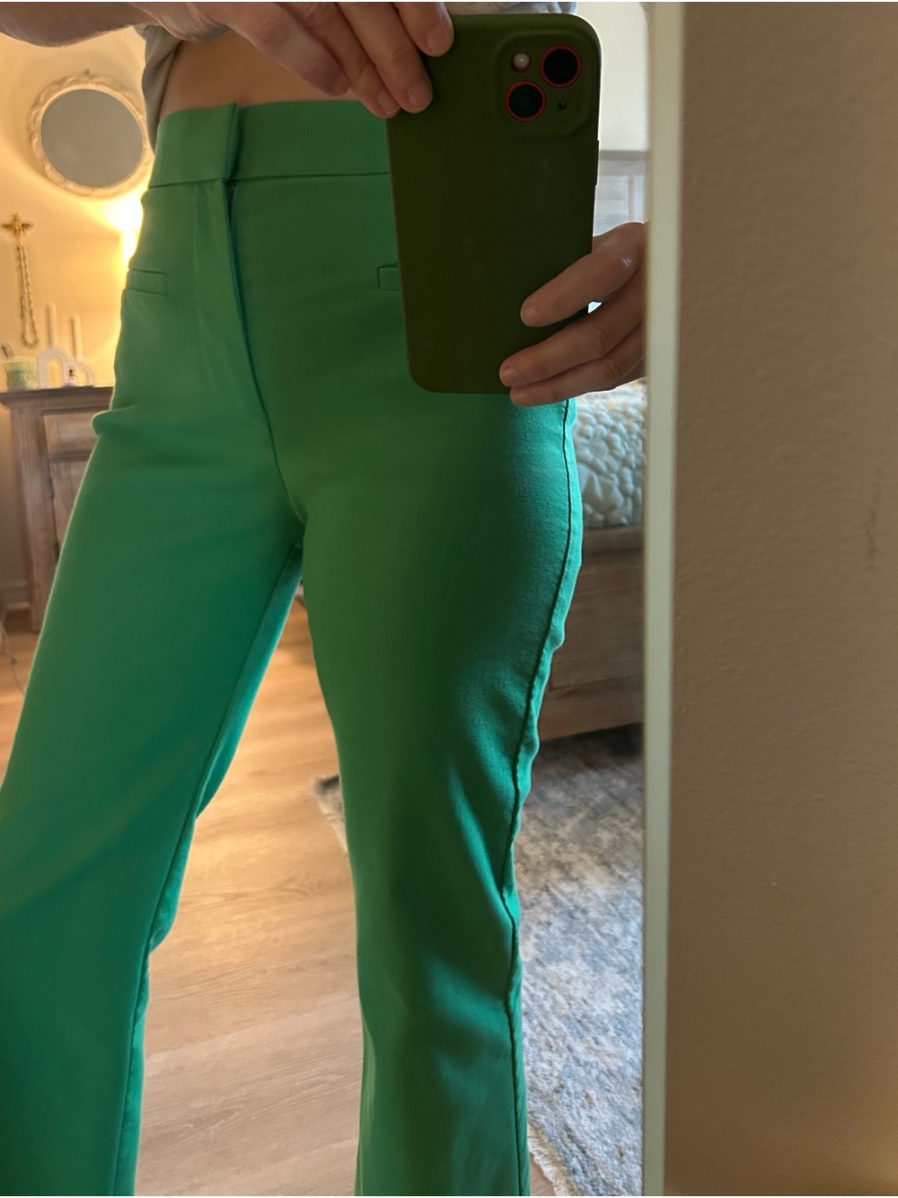 Zara green pants